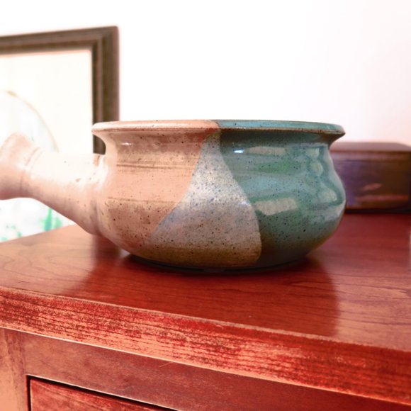 Handmade Pottery French Onion Chili Soup Mug Bowl - Picture 10 of 11